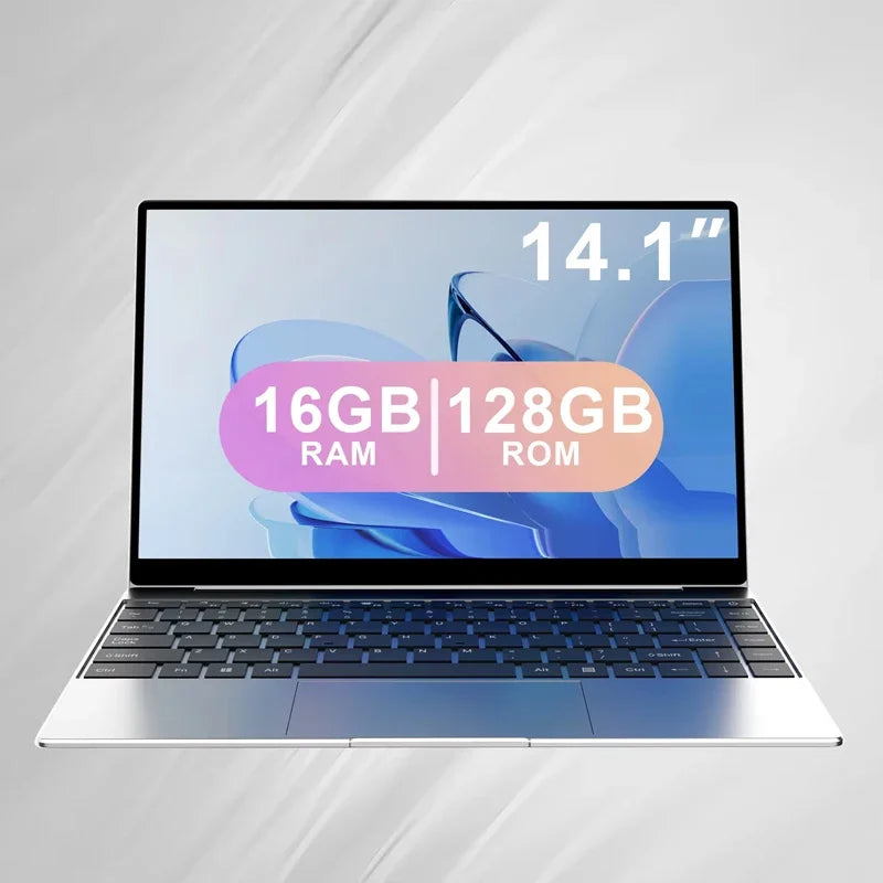 New Arrival Leisure Slim Laptop 16GB RAM 2TB SSD Intel N3700 Chip Full HD Display Home Entertainment PC
