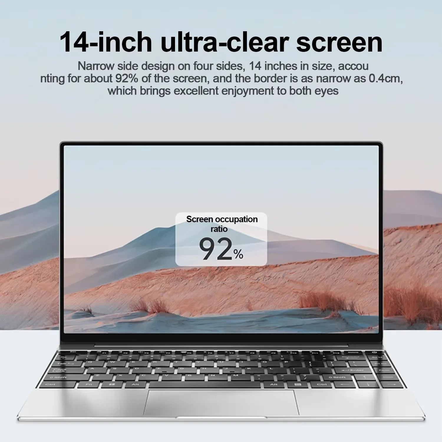 New Arrival Leisure Slim Laptop 16GB RAM 2TB SSD Intel N3700 Chip Full HD Display Home Entertainment PC