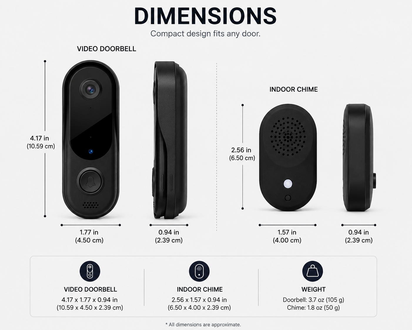 Home Wireless Smart WiFi Doorbell